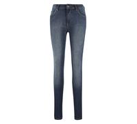 Skinny-fit-Jeans PEPE JEANS "skinny fit jeans SKINNY JEANS MW REGENT", Damen, Gr. 28, Länge 30, used tinted schwarz powerflex, 59% Modal, 39% Polyester, 2% Elasthan, Jeans (97981727-28) used tinted sc
