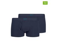 Skiny 2er-Set: Boxershorts in Dunkelblau - Größe M | Herren Waesche