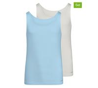 Skiny 2er-Set: Hemdchen in Weiß - Größe 164 | Kinder Waesche