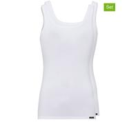 Skiny 2er-Set: Hemdchen in Weiß - Größe 36 | Damen Loungewear