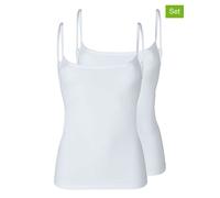Skiny Top Advantage Micro – Mikrofaser 2er-Pack Weiß Größe 40