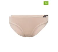 Skiny Slip »Damen Rio Slip, 2er Pack - Bikini Slip, Cotton«, Beige SIZE,2XL|L|S