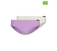 Skiny 2er-Set: Slips in Flieder - Größe 140 | Kinder Waesche