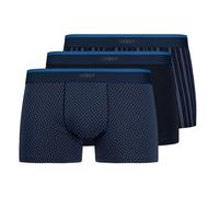 Skiny 3er Pack Herren Trunks Shorts Boxer Unterhosen Cotton Multipack, Farbe:Mehrfarbig, Größe:M, Artikel:-S798 Blue Multi Selection