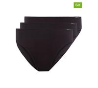 Skiny Slip aus Jersey im 3er-Pack in Schwarz, Größe 40, Artikelnr. 575951740 Schwarz 40 95% BAUMWOLL, 5% ELASTHAN