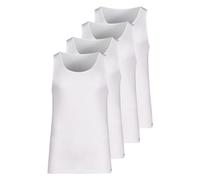Skiny 4er Pack Herren Cotton Advantage Unterhemd Tanktop Baumwolle | Ideale Passform Aus weicher Baumwolle Im praktischen Mehrfachpack erhältlich