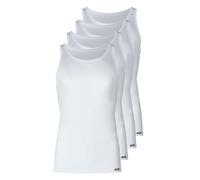 Skiny - Basic - Unterhemd/Tanktop - 4er Pack (L Weiß)