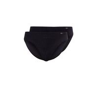 SKINY Brasil Slip 2er Pkg COTTON ADVANTAGE shadow stripe schwarz | L