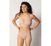Skiny Damen BH Triangel Wonderfulace gepaddet mit Spitzenbesatz Hellrosa Größe 75B