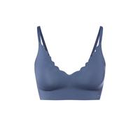 Bustier SKINY "Micro Essentials", Damen, Gr. 40, N-Gr, vintage indigo, Obermaterial: 72% Polyamid, 28% Elasthan, unifarben, Basic, körpernah, BHs, herausnehmbare Pads, nahtlos, V-Ausschnitt, ohne Büge