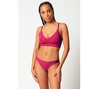 Bustier SKINY "Micro Essentials", Damen, Gr. 38, N-Gr, sangria, Obermaterial: 72% Polyamid, 28% Elasthan, unifarben, Basic, körpernah, BHs, herausnehmbare Pads, nahtlos, V-Ausschnitt, ohne Bügel (7755