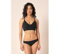 Skiny Bustier Micro Essentials 084272 Damen, V‑Ausschnitt, herausnehmbare Pads, Schwarz Größe 38