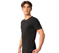 Skiny T-Shirt mit Rundhalsausschnitt in Black, Größe L