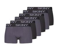 Skiny - Cotton - Retro Short/Pant - 6er Pack (XL Anthracite Stripe Selection)