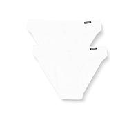 Skiny Damen Advantage Cotton Rio Brazilian Slip, Weiß (White 0500), 44 (2er Pack)