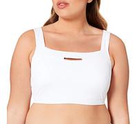 Skiny Damen Bustier herausnehmbare Pads Cali Rib Bikini, Weiß, 36/A-B