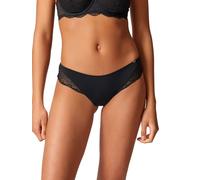 Skiny Damen Cheeky Panty Micrornaments mit elastischem Bund Schwarz Gr. 38