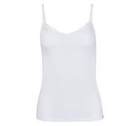 Skiny Top Classicotton Slim Fit mit Spitzenbesatz Weiß Größe 36