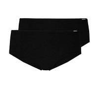 Skiny Damenpanty Advantage Cotton 2er-Pack Schwarz Größe 42