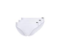Skiny Damen Rio-Slip – 3er-Pack Cotton, Bikini-Slip, Weiß, Gr. S|M|L|XL|2XL