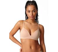 Triangel-BH SKINY "Classicotton", Damen, Gr. 85, Cup C, beige, Obermaterial: 94% Baumwolle, 6% Elasthan. Spitze: 85% Polyamid, 15% Elasthan, BHs Triangel-BH, Baumwollmix, gepolstert, ohne Bügel, beque