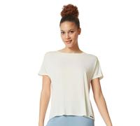 Skiny Damen T-Shirt Every Night In Viskose-Elasthan-Mix Kurzarm Offwhite Größe 40