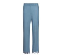 Skiny Damen Pyjamahose Night In Mix & Match Faded Denimblue mit elastischem Bund Größe 40