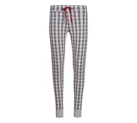 Skiny Damen Homewear Loungewear Sleepwear Schlafhose Pyjamahose Night In Mix&Match, Farbe:Mehrfarbig, Artikel:-S925 Gray Check, Größe:40