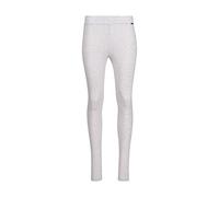 Skiny Leggings mit Label-Detail in Hellgrau Melange, Größe 36