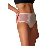 Skiny Damen Midi Slip Unterwäsche, Halbtransparent, Rosa, 38
