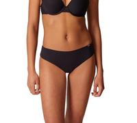 Skiny Damen Midi-Slip Cotton Essentials Schwarz Größe 36