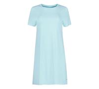 Skiny Damen Nachthemd Nightdress Schlafshirt Night Sleepshirt, Farbe:Blau, Artikel:-S802 Angel Falls, Größe:44