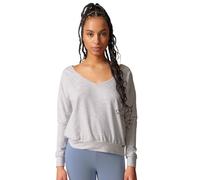 Skiny Damen Night In Mix & Match Pyjamaoberteil, Blickdicht, grau, Medium