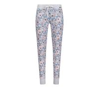 Skiny Damen Pyjamahose Night In Mix & Match mit elastischem Bund Hellgrau Größe 36