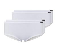 SKINY Damen Panty, 4er Pack - Slip, Pants, Cotton Stretch, Basic Weiß 2XL