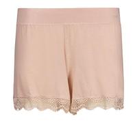 Skiny Damen Pyjama-Shorts Night In Mix & Match mit Spitzenbesatz Altrosa Größe 38