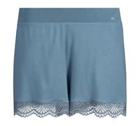Skiny Damen Pyjamahose kurz Shorts Trousers Night In Mix & Match, Farbe:Blau, Artikel:-S336 Faded Denimblue, Größe:38