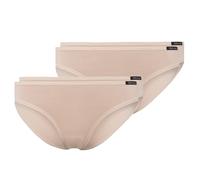 SKINY Damen Rio Slip, 4er Pack - Bikini Briefs, Cotton Stretch, Basic Beige XL