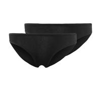 SKINY Damen Rio-Slips, 2er Pack - Advantage Cotton Stretch, Bikini Briefs, Baumwoll-Stretch XXL Schwarz