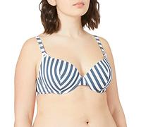 Skiny Damen Schalen BH Surf Girl Bikini, Midnight Stripes, 80C