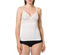 Skiny Damen Skiny Damen Bamboo Lace Spaghettishirt, Ivory, 40 EU