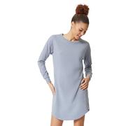 Skiny Nachthemd in Melange-Optik Modell 'Every Night' in Blau, Größe 38