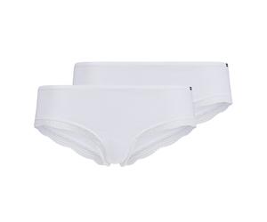 SKINY Damen Slips, 2er Pack - Cheeky Panty DP, Classic Cotton, Spitze, Baumwoll-Stretch XL Weiß