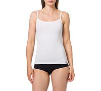 Skiny Spaghettishirt Cotton Essentials Damen Weiß Größe 40