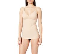 Skiny Damen Spaghettishirt Herausnehmbare Pads Micro Essentials Unterhemd, beige, 64