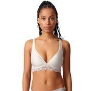 Skiny Damen Triangel-BH 082629 mit Spitzenbesatz, Spacer Micrornaments – Offwhite Gr. 80C