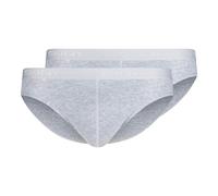 Skiny Herren Cotton Rib Slip, Silver Melange (080694), L (2er Pack)