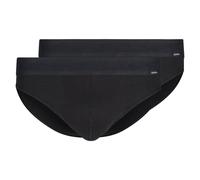SKINY Herren Brasil-Slip, 2er Pack - Cotton Retro, Unterhose, Feinripp, Baumwolle Schwarz L