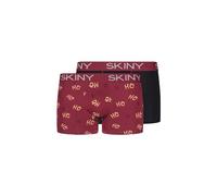 SKINY Herren Cotton Multipack 086487 Retroshorts, Garnet Christmas Selection, S (2er Pack)