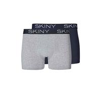 Skiny Herren Pant Hipster 2er-Pack, Mehrfarbig (Greyblue Selection 2062), Größe XX-Large